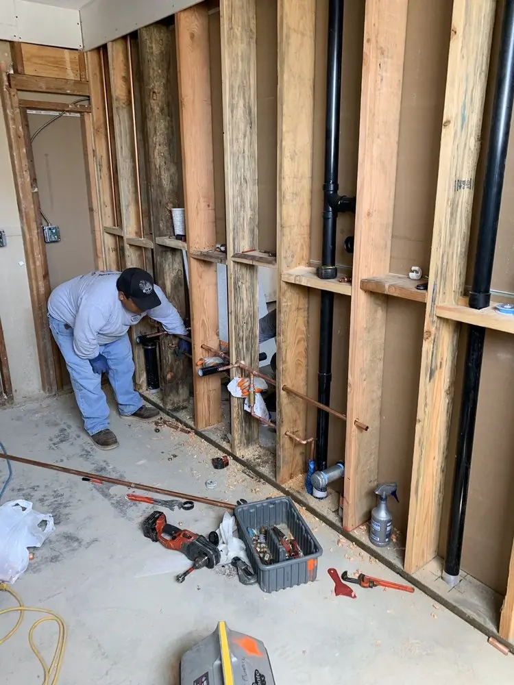 Commercial rough-in plumbing for Water Heater Replacement in Bryn Mawr